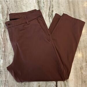 Lululemon Commission Dress Pant, Brown, Men’s 36, Hemmed 26.5” Inseam